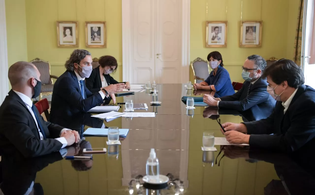CASA ROSADA. Cafiero encabezó el encuentro.