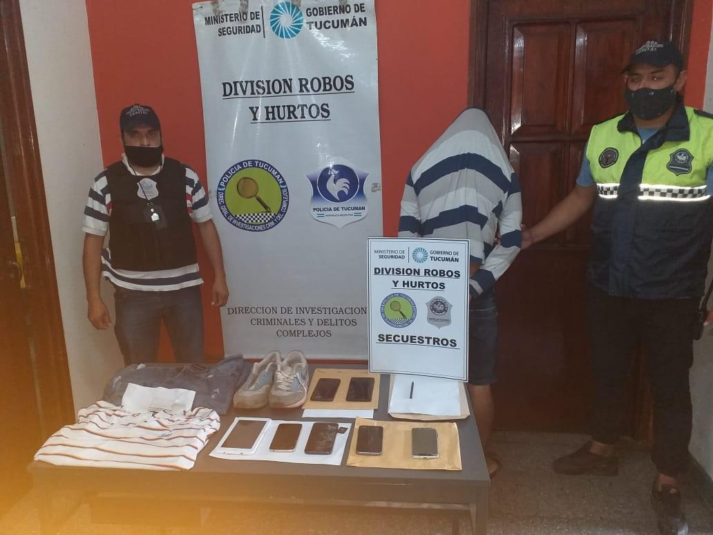 Atraparon al delincuente que había robado un celular en un bar de Barrio Norte