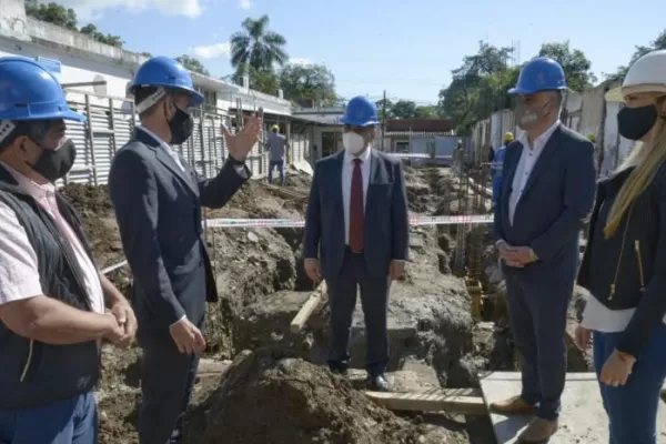 Tafí Viejo: avanzan las obras para la recuperación del Mercado de Cercanías