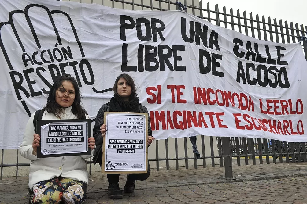 CONTRA EL ACOSO CALLEJERO. foto de Archivo