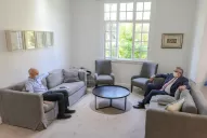 Alberto Fernández y Rodríguez Larreta, cara a cara en Olivos por las clases presenciales