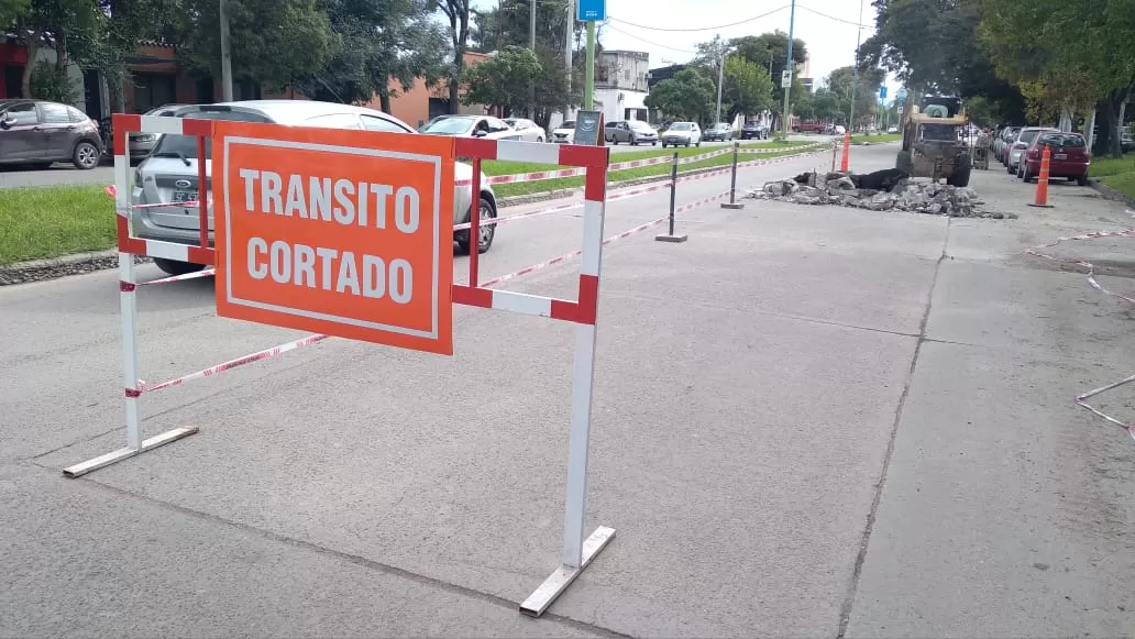 REPAVIMENTACIÓN. Son varias las calles de la capital que están cortadas.