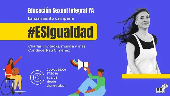 Amnistía Internacional lanza una campaña por la Educación Sexual Integral