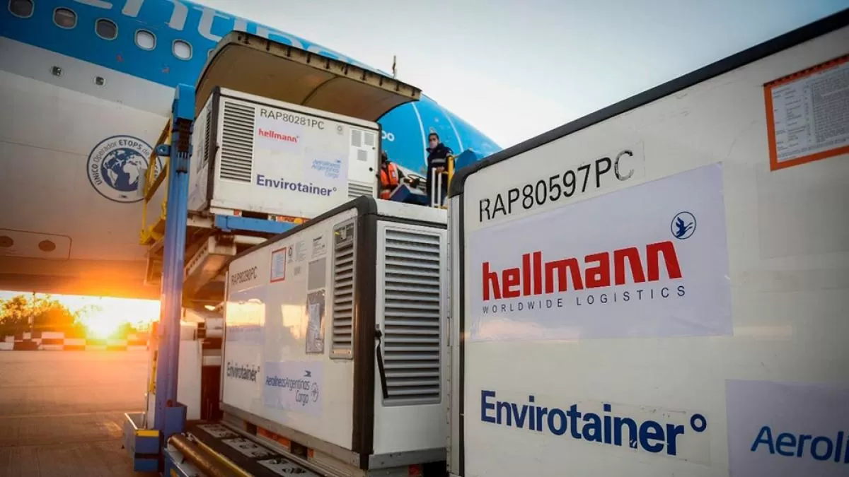 Nuevo cargamento de vacunas.