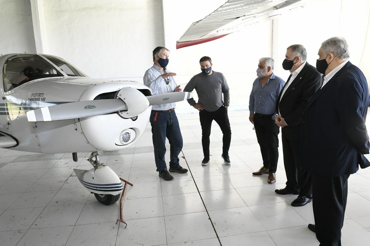 Jaldo, en el Aeroclub de Yerba Buena. PRENSA HLT