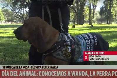Día del Animal: conocé la historia de Wanda, la perra policía