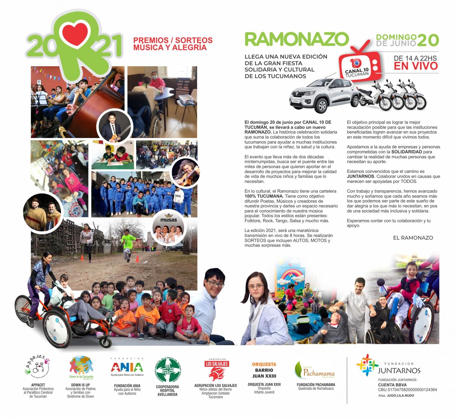 Vuelve el Ramonazo a Tucumán con fines solidarios