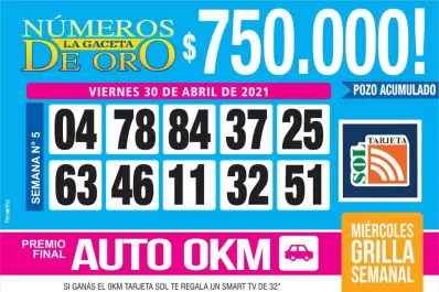 Los Números de Oro de LA GACETA