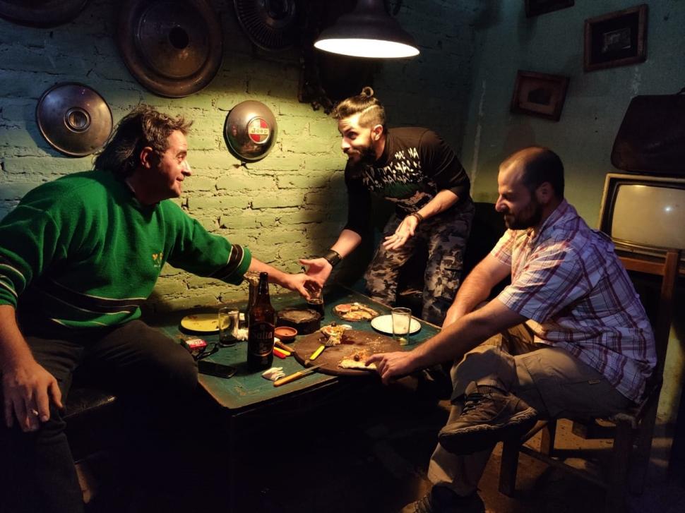 CO2. Don Pipa junto a Fernando Coviella y Federico Guerrero.   