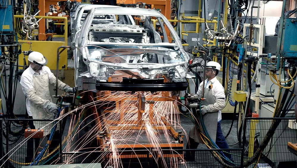 CRECIMIENTO. La producción industrial del país registró su mejor inicio de año desde 2018.