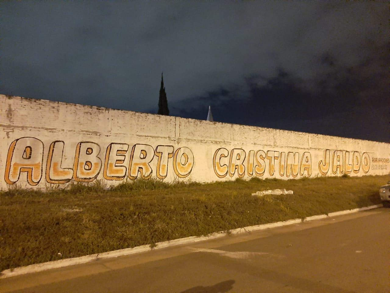 EN TAFÍ VIEJO. Pintada de las 