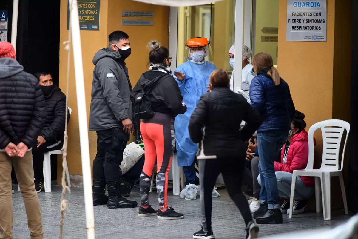 CONTROL CLAVE. Los consultorios de febriles funcionan las 24 horas para recibir a ciudadanos con síntomas.