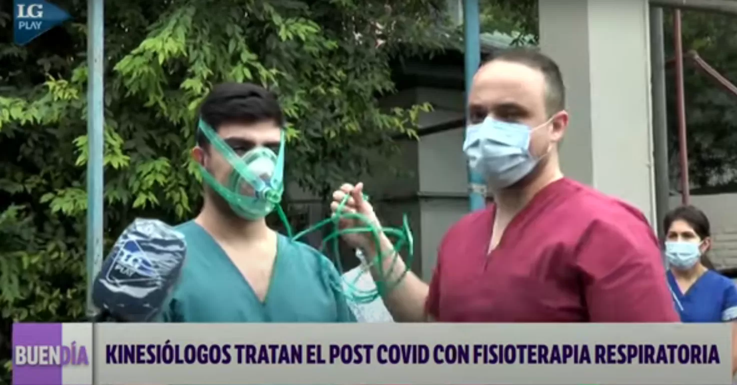Kinesiólogos tucumanos tratan el post covid con fisioterapia respiratoria