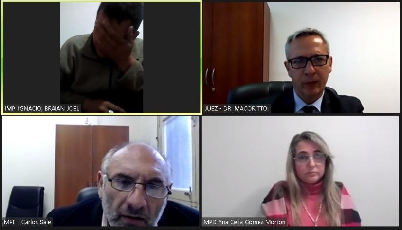 Audiencia de imputación. MPF