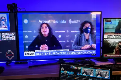 Vizzotti sostuvo en el Senado que hay tendencia a la baja de casos de covid