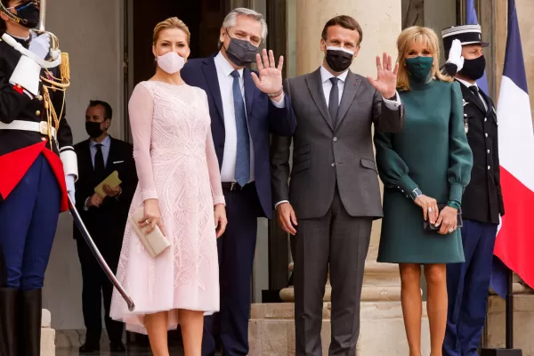 Francia está a su lado, le dijo Emmanuel Macron a Alberto Fernández