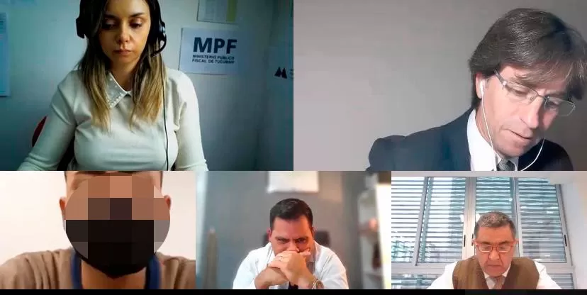 El joven fue aprehendido por los efectivos policiales cuando intentaba huir por los techos. Foto Ministerio Público Fiscal (MPF)