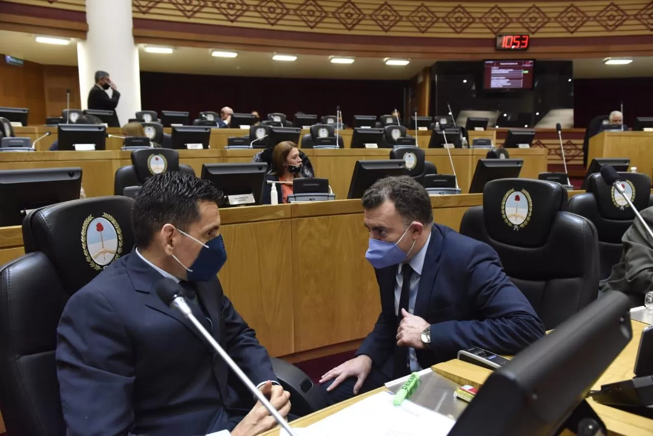 EN EL RECINTO. El radical aliado al alfarismo Albarracín sonó como posible reemplazo de Vargas Aignasse en la mesa de la Legislatura. Foto de Archivo / Prensa HLT