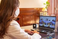 Según Vargas Aignasse, la exposición de Lichtmajer muestra el gran trabajo del Ministerio de Educación