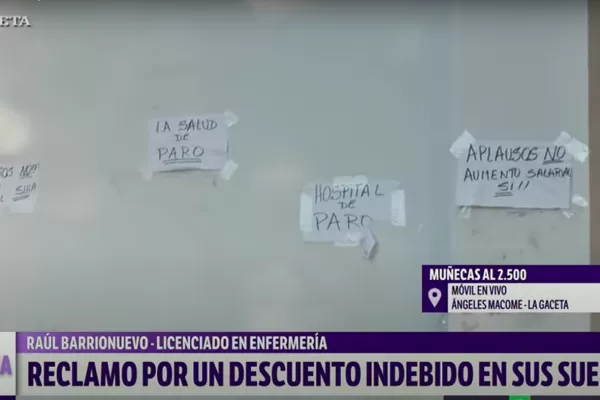 Crece la protesta del personal sanitario por los descuentos salariales