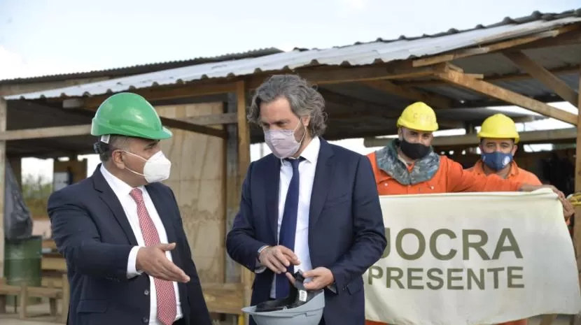 Santiago Cafiero y Juan Manzur, reunidos en Tucumán. 