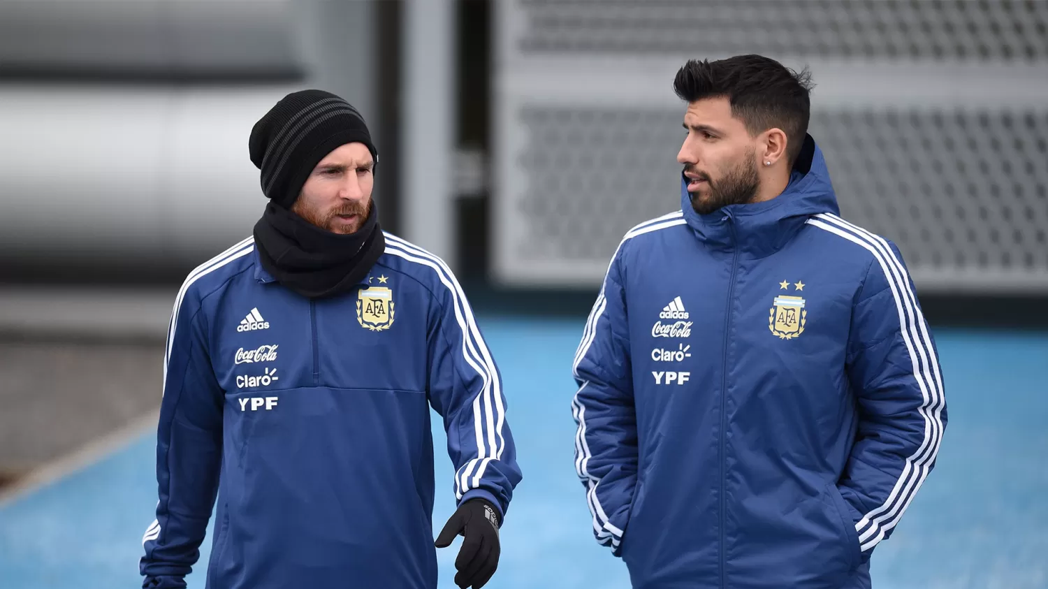 MESSI Y AGÚERO. Juntos en la Selección, ¿también en el Barcelona? Foto de Goal.com / Getty