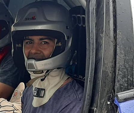 PABLO MORÁN. El concepcionense corre en pruebas de rally.