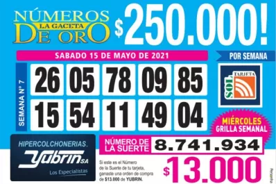 Los Números de Oro de LA GACETA