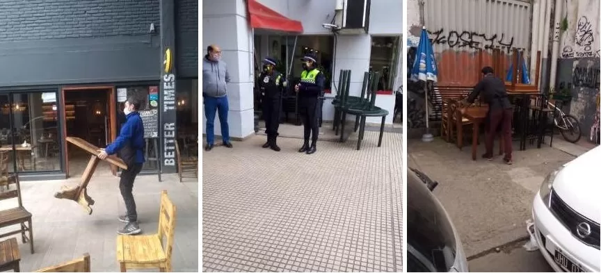 La Policía y la Justicia salieron a controlar que se cumplan las restricciones