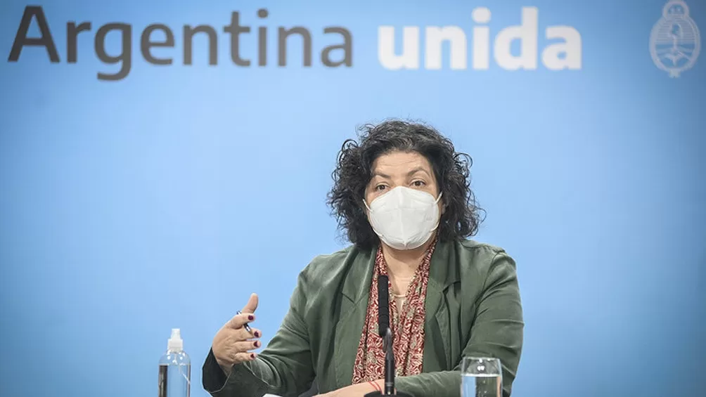 Ministra de Salud, Carla Vizzotti. FOTO TÉLAM