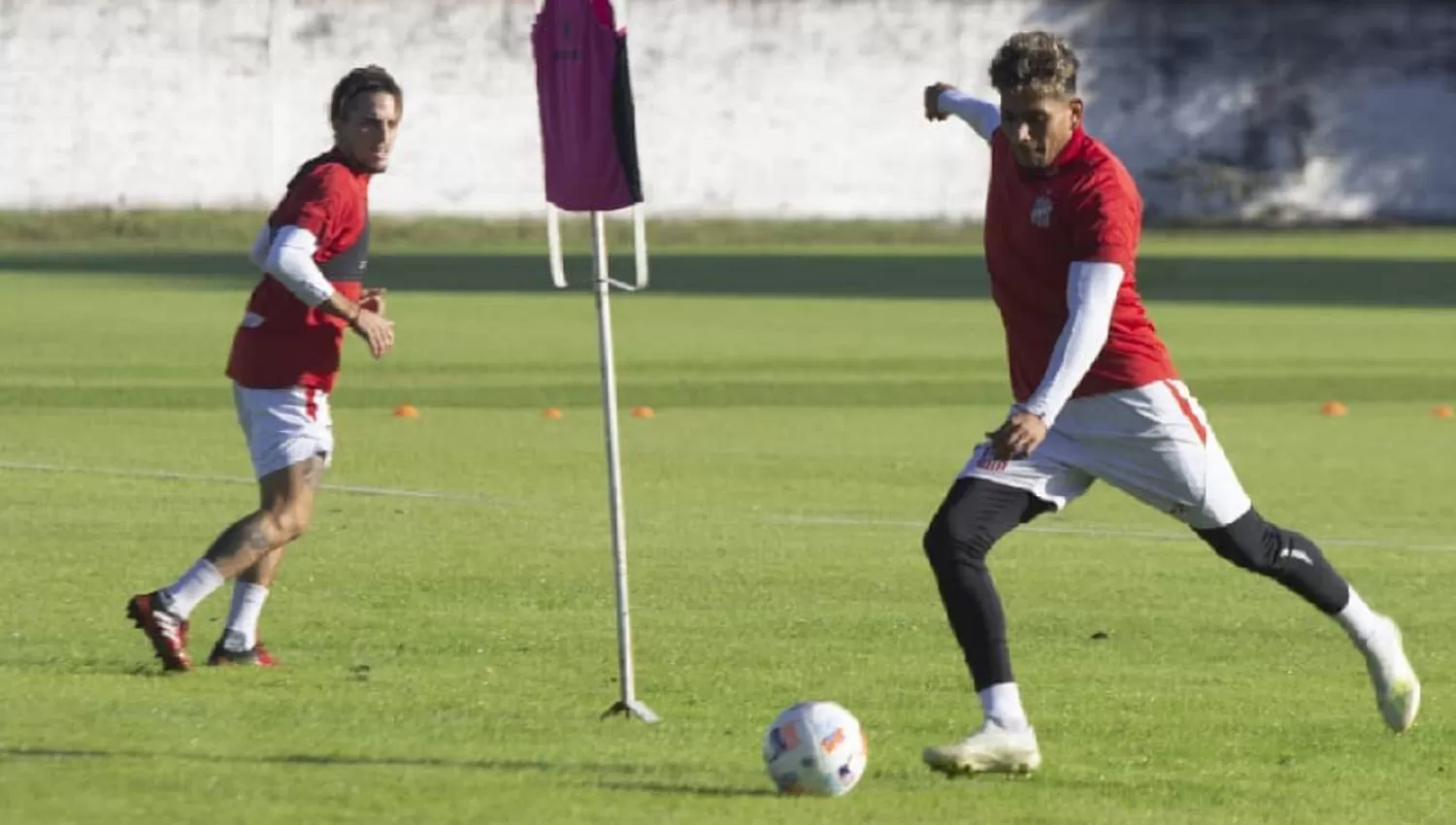 AL TRABAJO. Los jugadores de San Martín volvieron a los entrenamientos el miércoles.