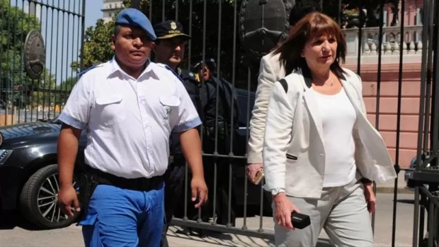 APOYO. Bullrich volvió a respaldar el accionar de Chocobar. 