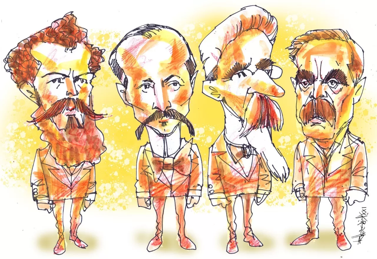 Lídoro Quintero, Federico Helguera, Lucas Córdoba y José Posse.