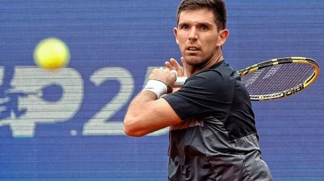BUEN PRESENTE. Delbonis llega con un ritmo de competencia regular a París. Twitter@rolandgarros