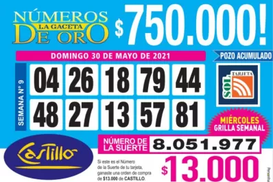 Los Números de Oro de LA GACETA