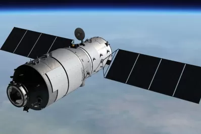 Una nave de carga se acopló con éxito a la estación espacial de China