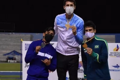 Chiaraviglio obtuvo la primera medalla de oro para Argentina en el Sudamericano de Ecuador