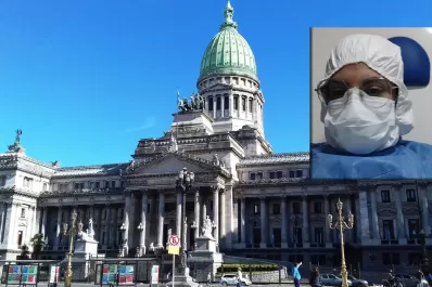 Una diputada dejó el Congreso y regresó al hospital debido a la pandemia
