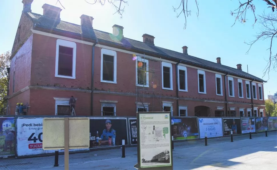 EDIFICIO HISTÓRICO. Por ahora se convertirá en una área de servicios. 