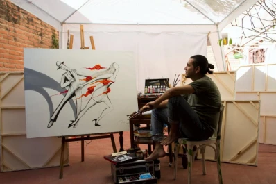 “En la vida, soy muy callado; en el arte, doy gritos”