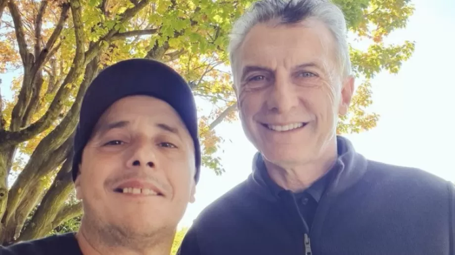 “Hasta pegué almuerzo: El Dipy se reunió con Macri y logró su selfie