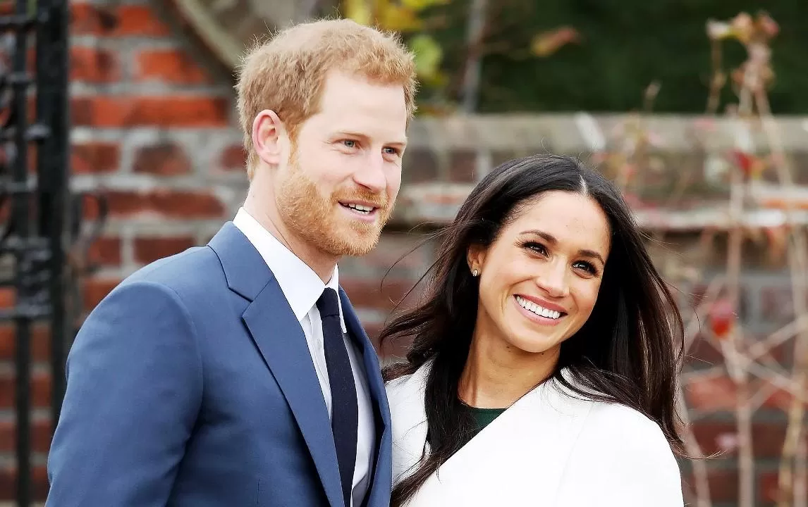 FELICIDAD. El príncipe Harry y Meghan presentaron a su hija Lilibet. FOTO DE ARCHIVO.