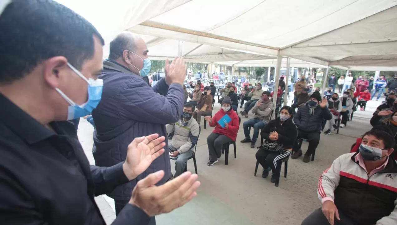 CIFRAS. Con las 1.000 dosis que prevén aplicar hasta hoy Simoca habrá superado los 10.000 vacunados.