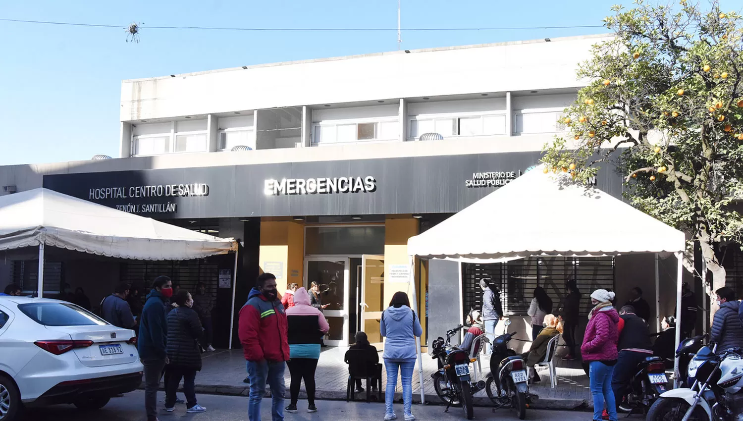 REFERENCIA. El Centro de Salud es uno de los principales hospitales que atiende casos de coronavirus en la provincia.