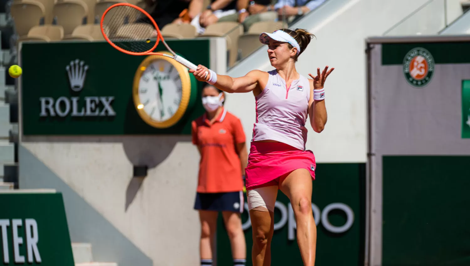 ENTRE LAS MEJORES. Podoroska ahora jugará en semifinales del Grand Slam parisino.