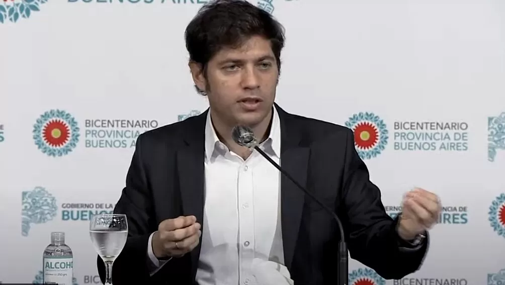 Axel Kicillof, gobernador de la provincia de Buenos Aires. Foto de Télam.