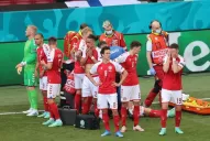 Gran susto en el fútbol danés