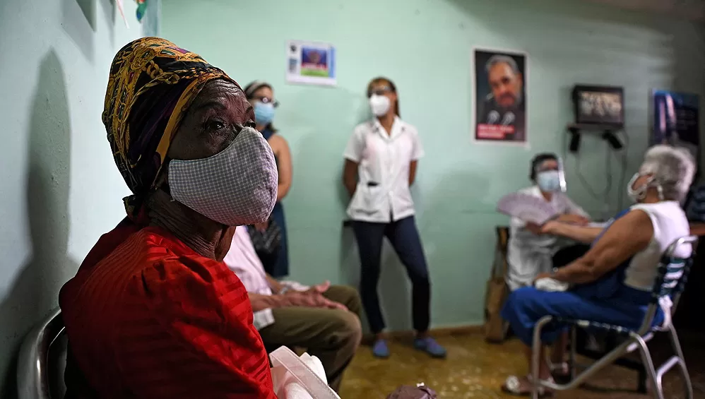 CUBA. La isla volvió a registrar un récord de contagios de covid-19.