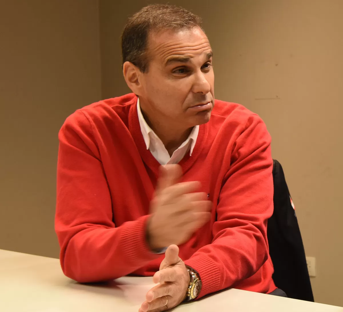CONTRATISTA DEL ESTADO. Jorge Garber durante una visita a LA GACETA.