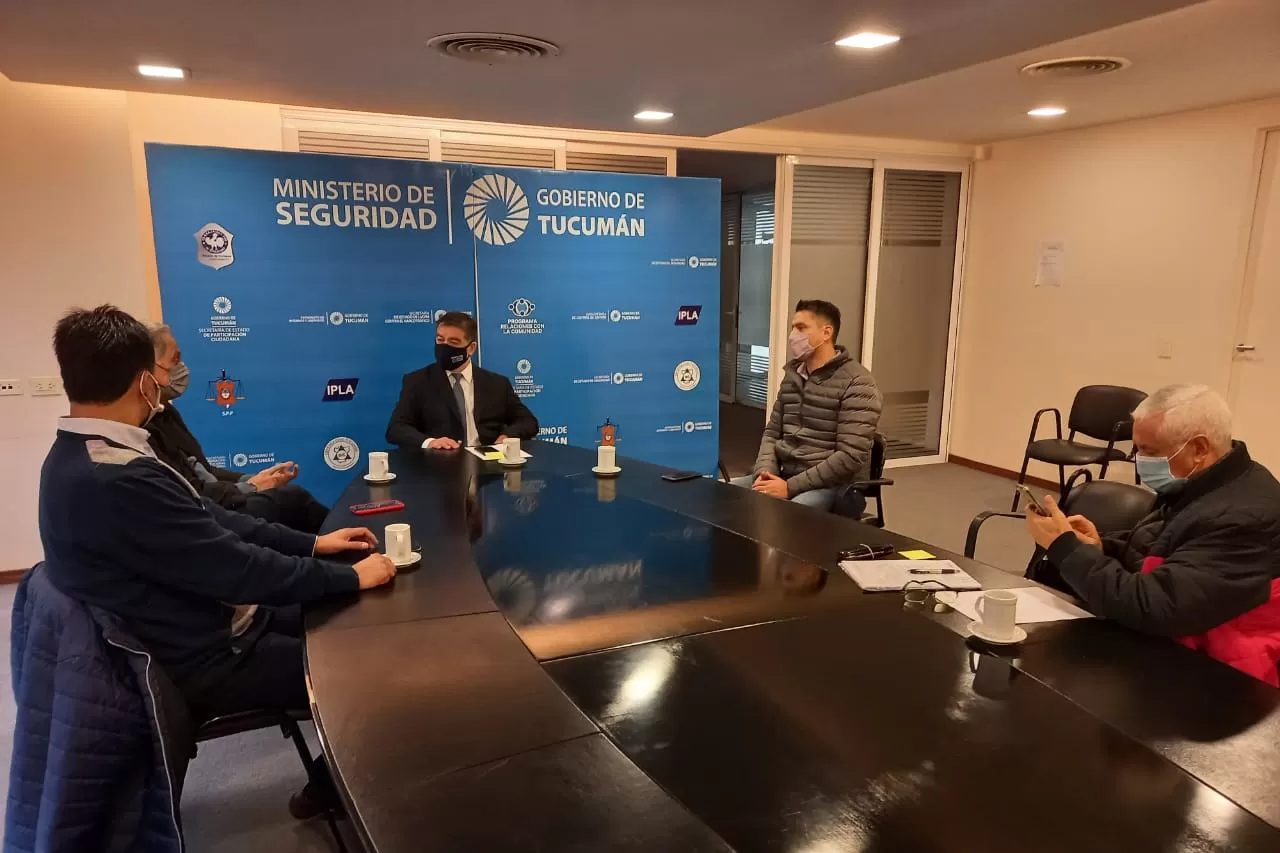 Reunión en Seguridad. Foto Prensa Gobierno